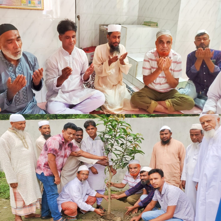 বিএনপির দোয়া মাহফিল ও বৃক্ষরোপণ কর্মসূচি অনুষ্ঠিত হয়